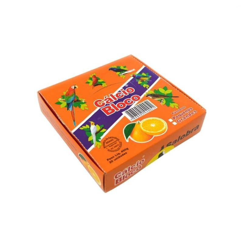 CALCIO BLOCO LARANJA UNIVERSAL 450GR