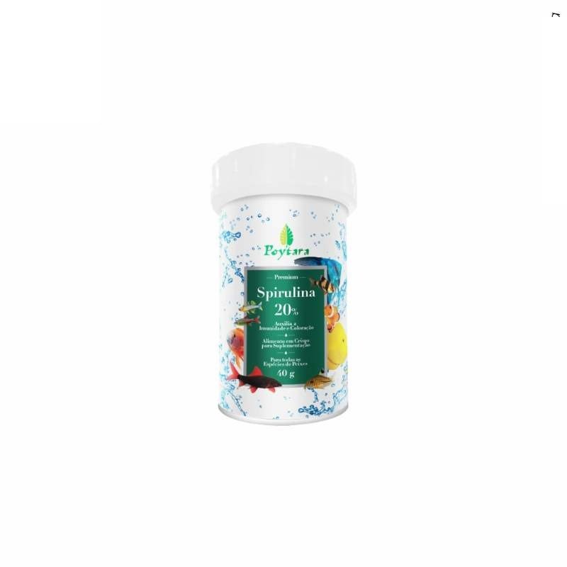 Spirulina 20% 40G Poytara