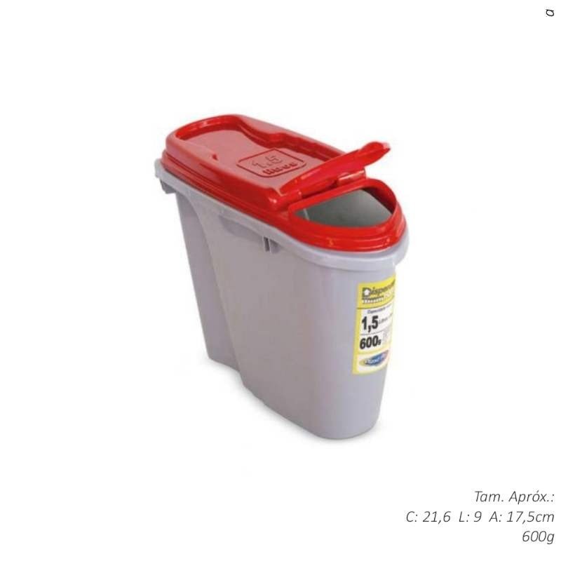 DISPENSER HOME 1,5 LITROS VERMELHO