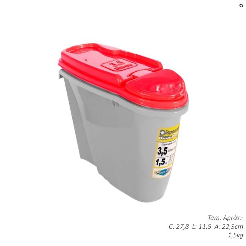 DISPENSER HOME 3,5 LT VERMELHO