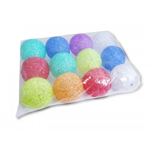 BOLA CRISTAL PET C/GUIZO MED C/12