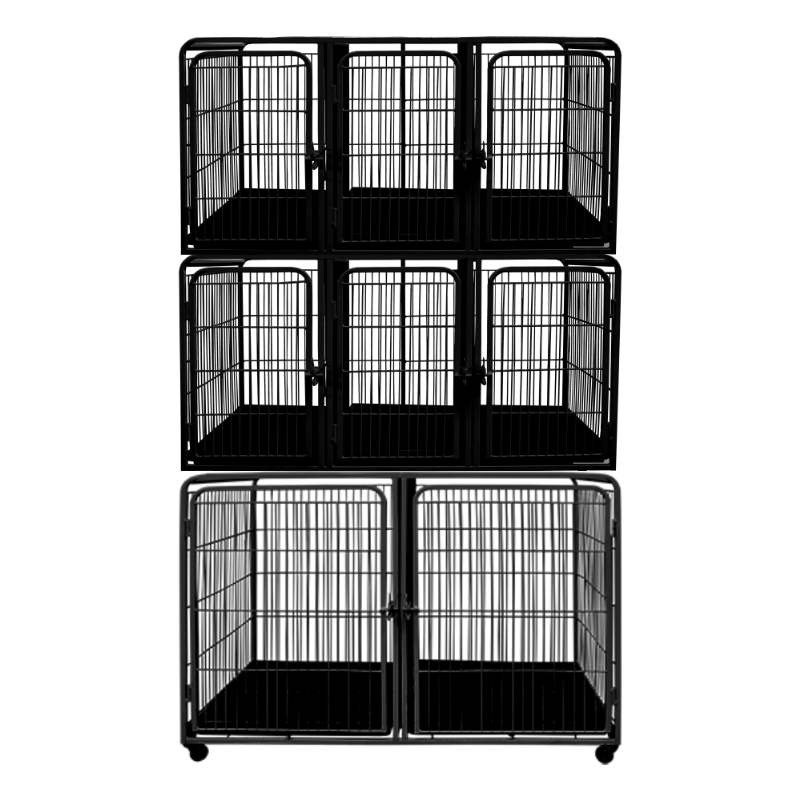 Canil Modular Completo 8 L 3Pecas
