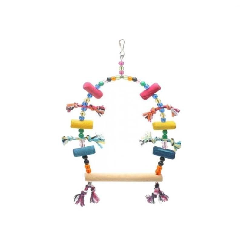 BRINQ PASSARO BALANCO MADEIRA DENTAL