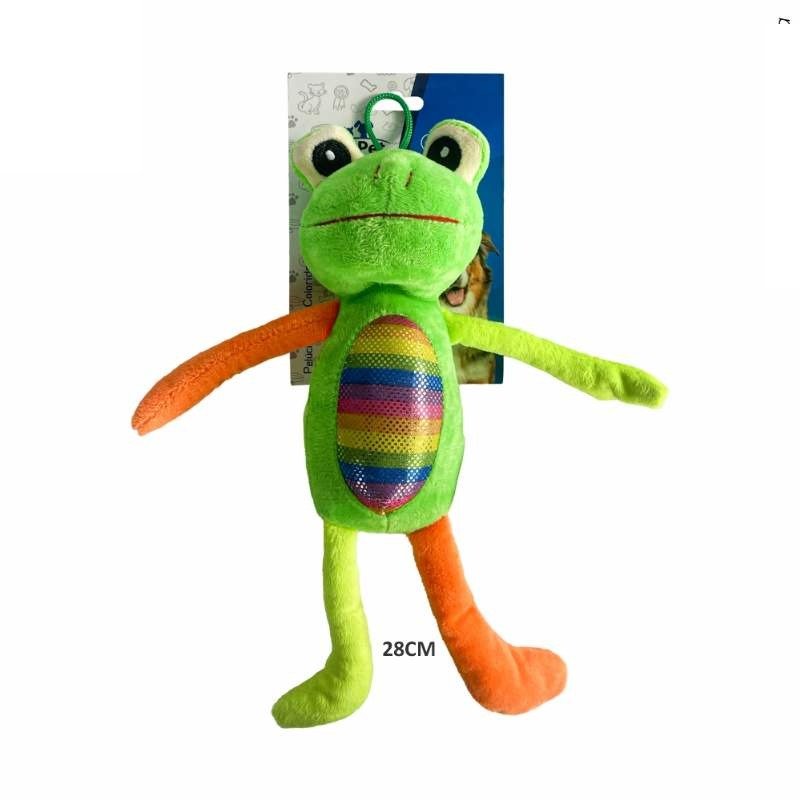 BRINQ PELUCIA SAPO COLORIDO N.04