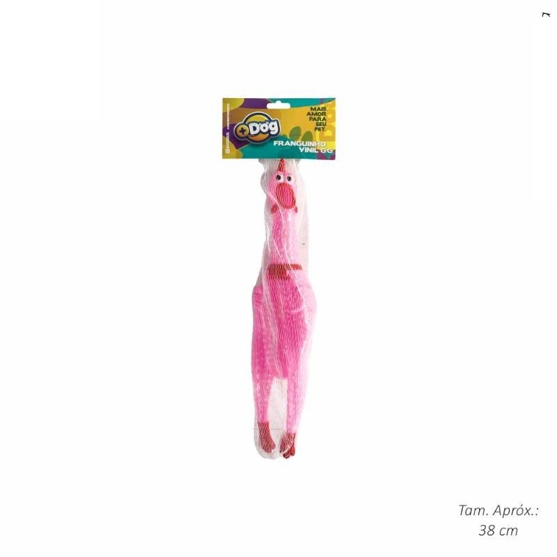 BRINQ FRANGUINHO VINIL GG ROSA