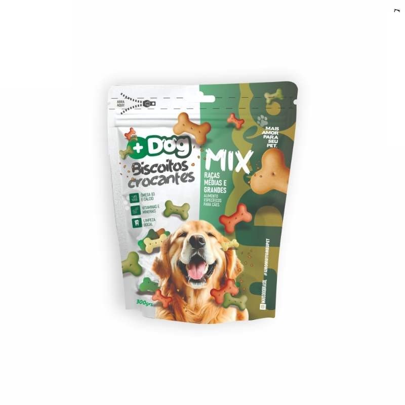 BISCOITO MAIS DOG MIX RACAS M&G 300GR