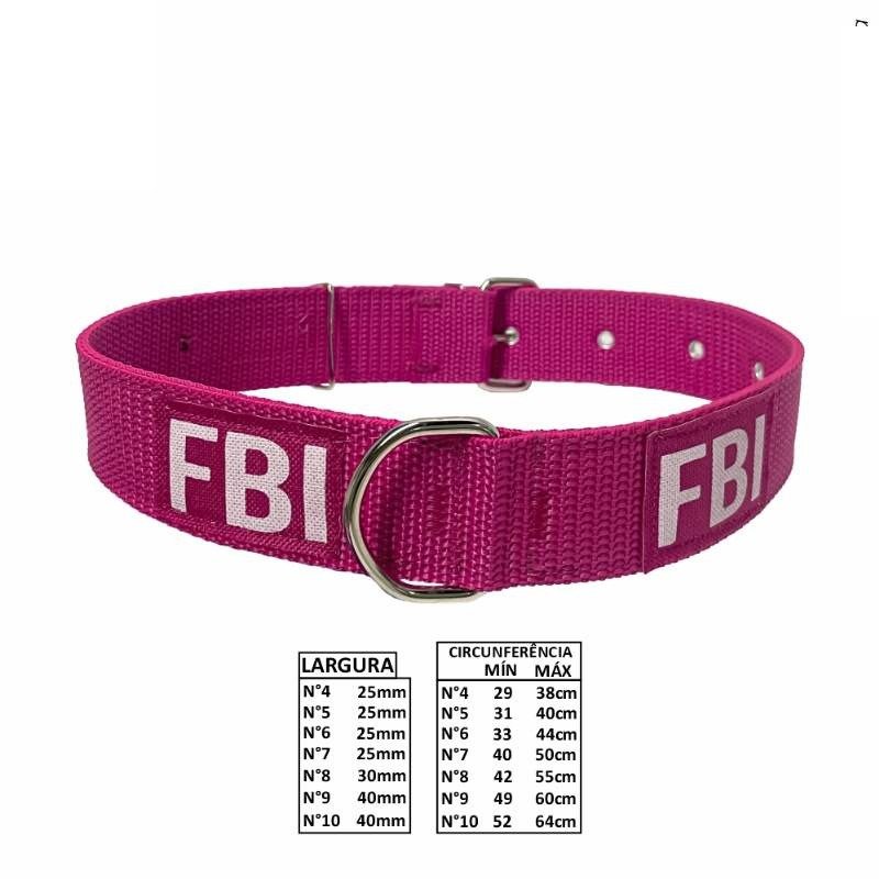 Coleira Gd Porte Fbi N.04