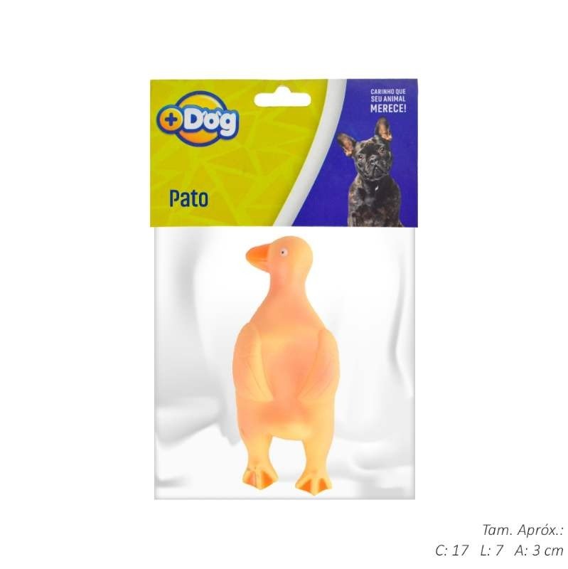BRINQ VINIL PATO 17CM