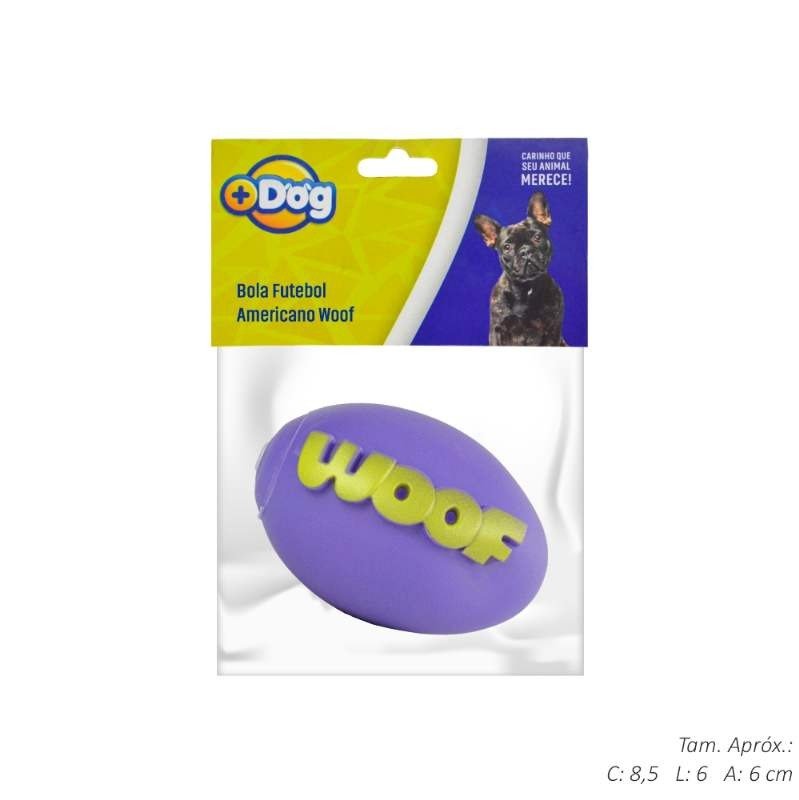 BRINQ VINIL BOLA FUT AMER WOOF