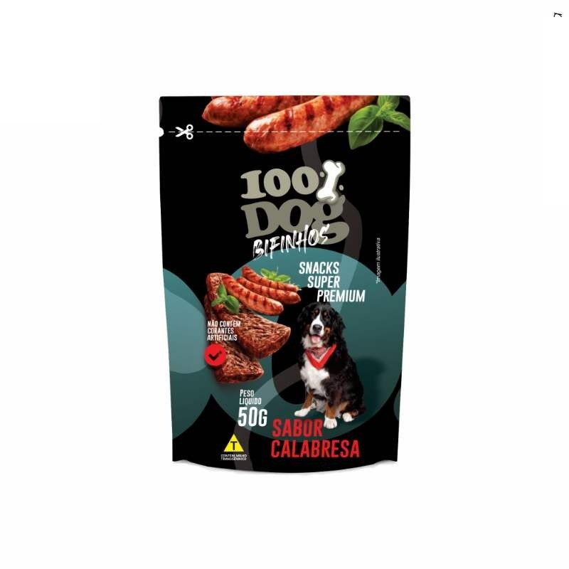BIFINHO 100% DOG CALABRESA 50G