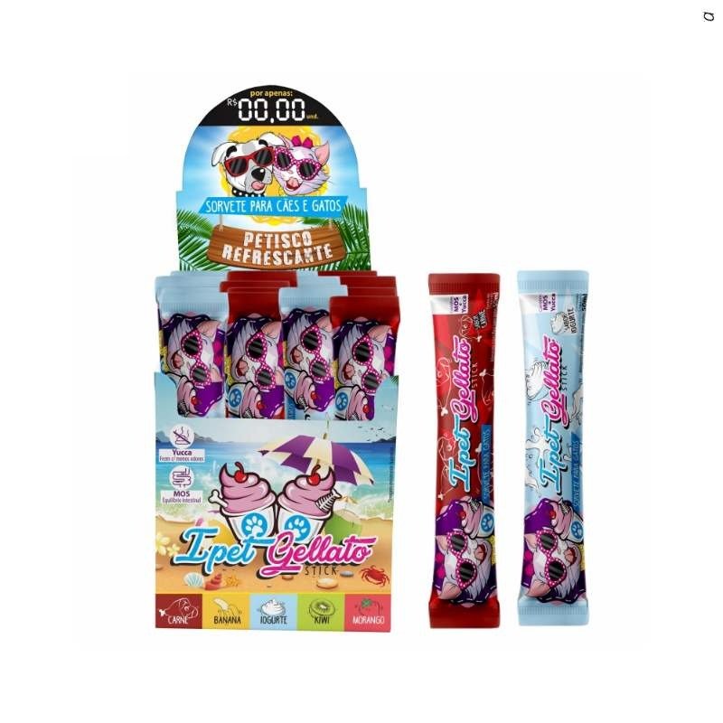 Ipet Gellato Misto Gatos 24X30Gr