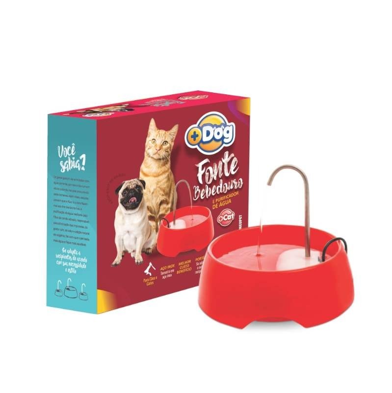 FONTE AQUA MINI 110V MAIS CAT VERM