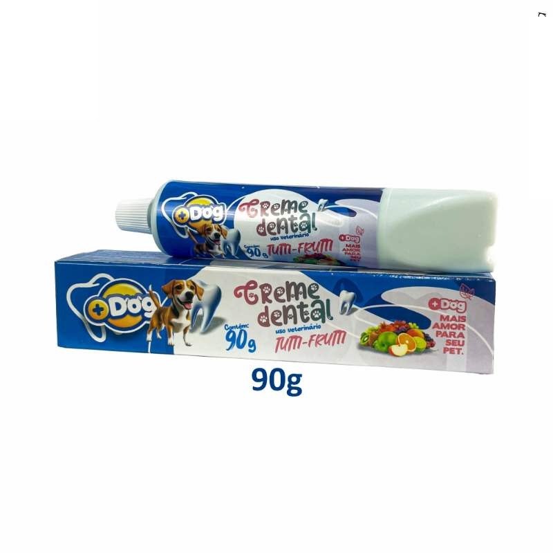 CREME DENTAL MAIS DOG TUTTI-FRUTTI 90G