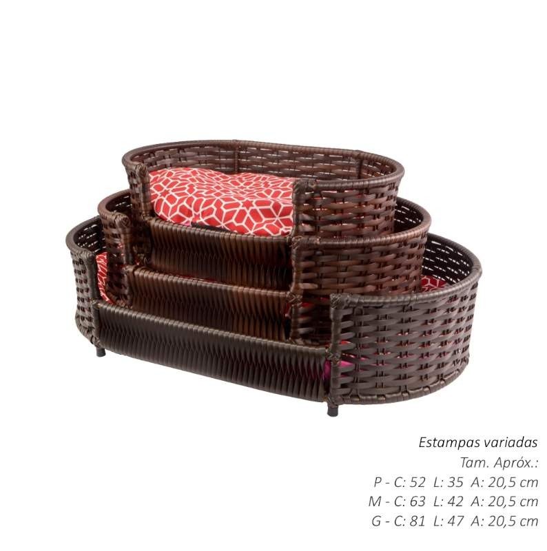 CAMA DE FIBRA KIT PMG MARROM