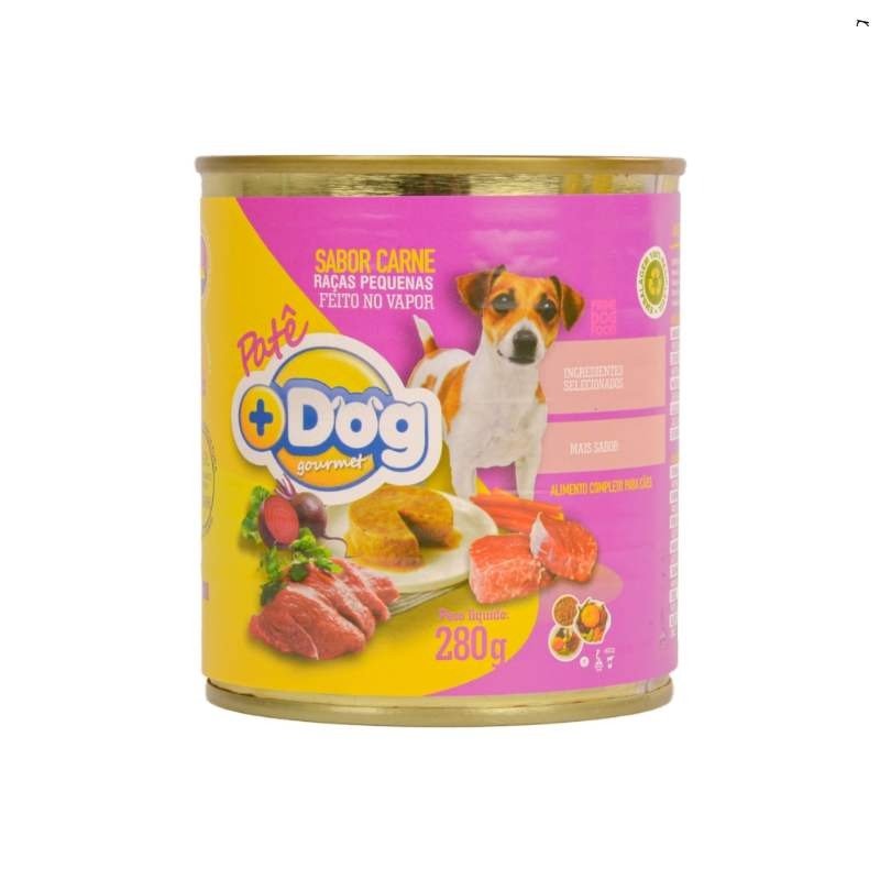 Pate Mais Dog Racas Peq Carne 12X280G