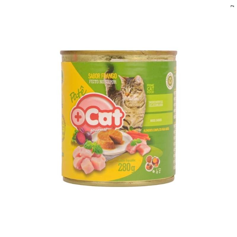 Pate Mais Cat Frango 12X280G