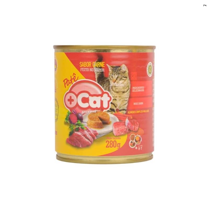 Pate Mais Cat Carne 12X280G