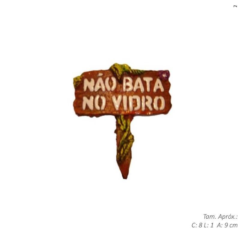 ENFEITE AQUARIO PLACA NBV
