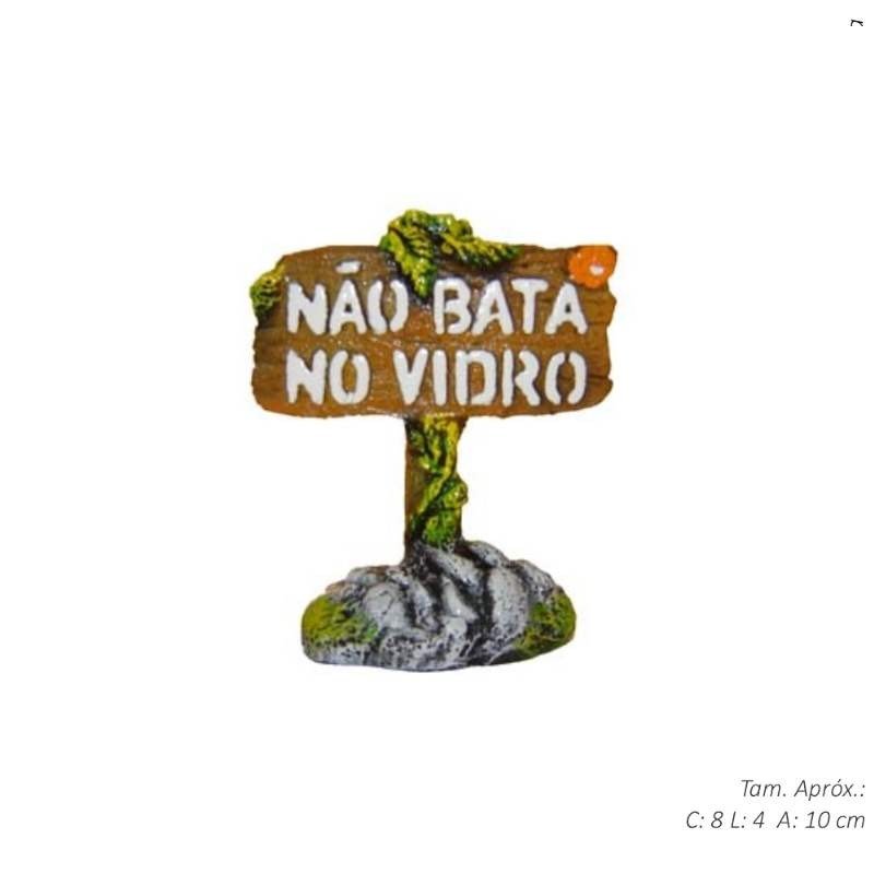 ENFEITE AQUARIO PLACA NBV C/PE