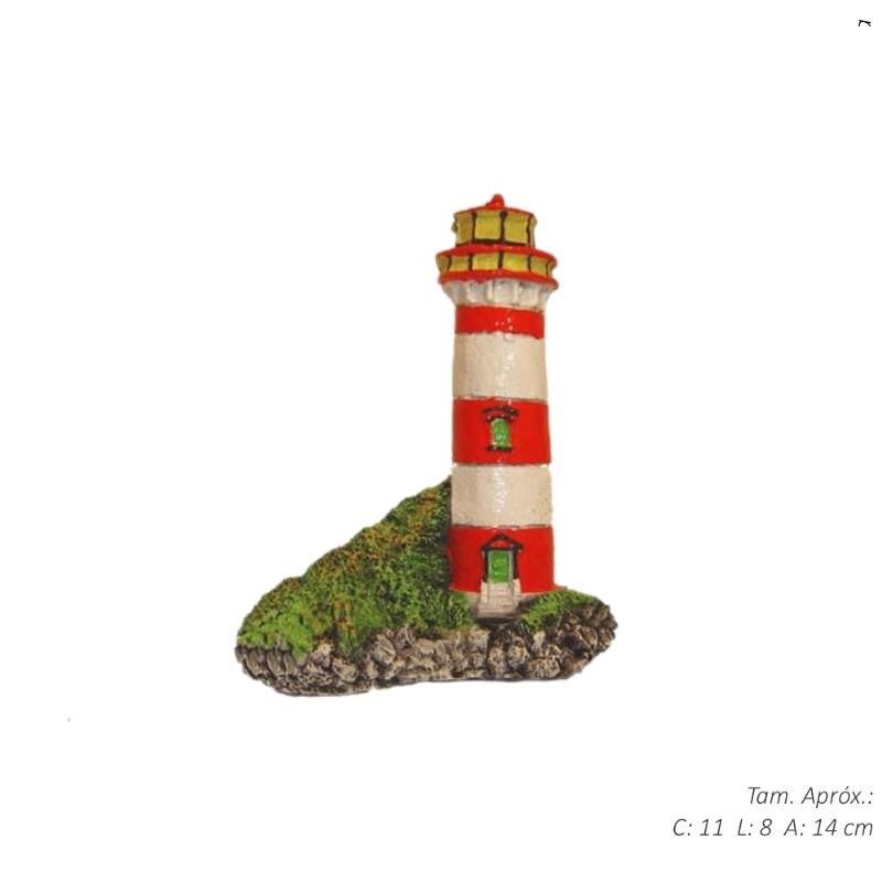 ENFEITE AQUARIO FAROL BETA