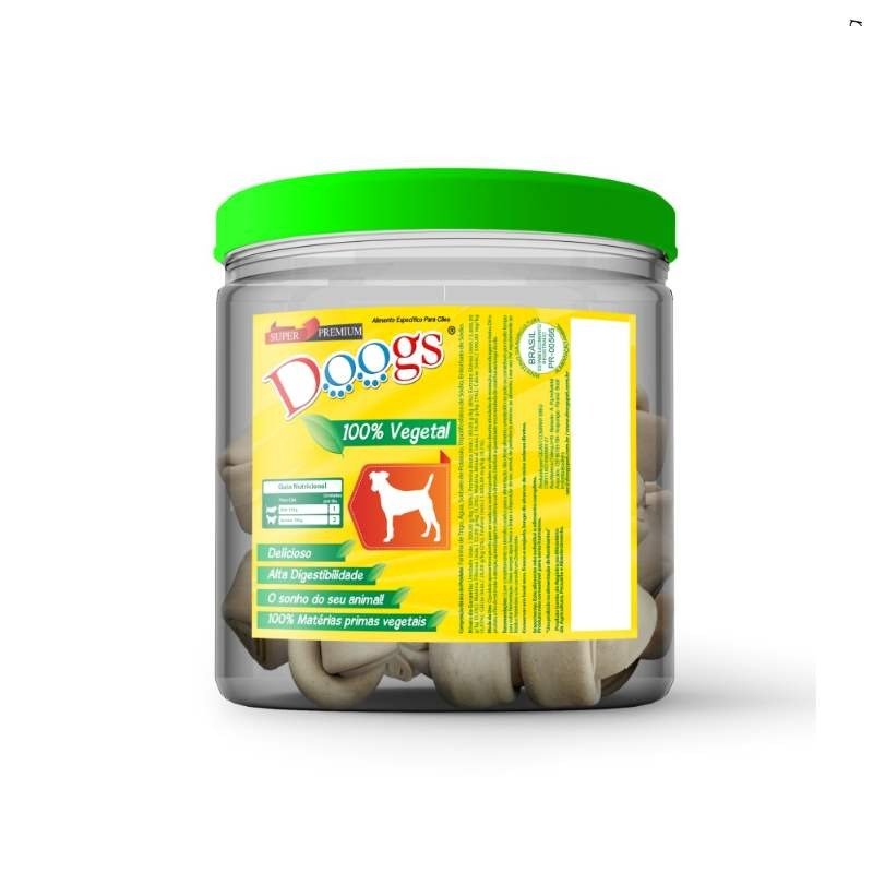 Ossinho Vegetal Natural 3/4 Pote 500Gr