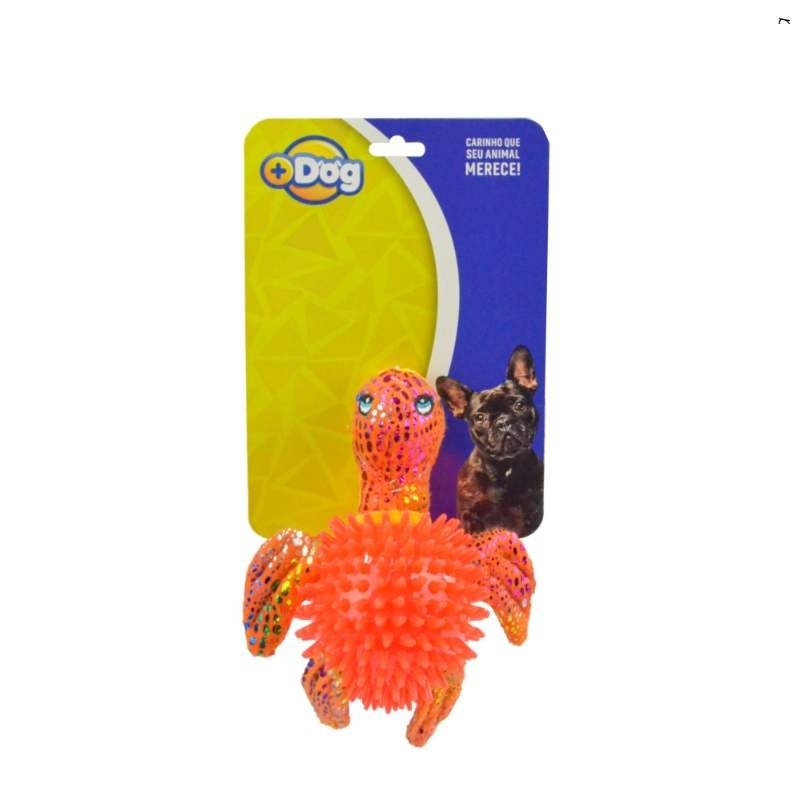 BRINQ PELUCIA TARTARUGA C/BOLA LAR 15CM