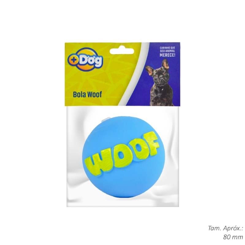 BRINQ VINIL BOLA WOOF