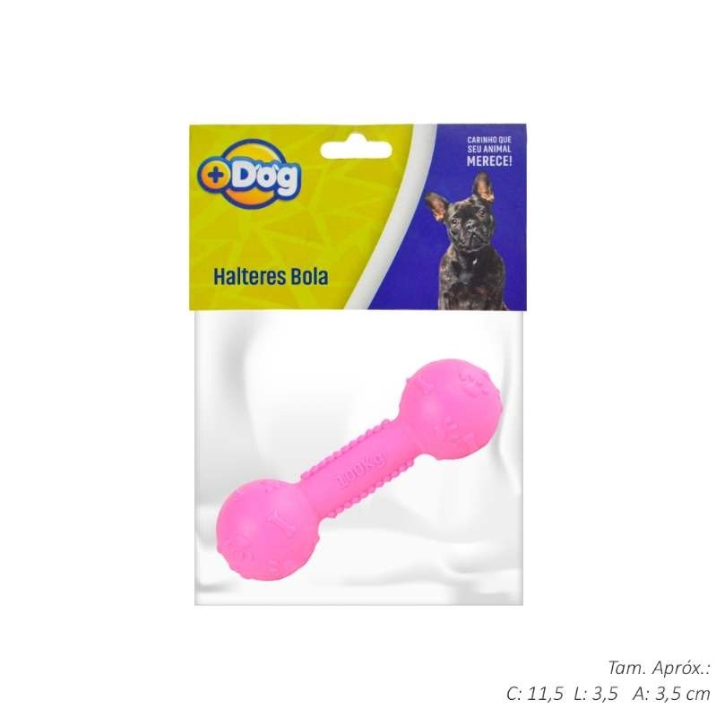 BRINQ MACICO HALTERES BOLA