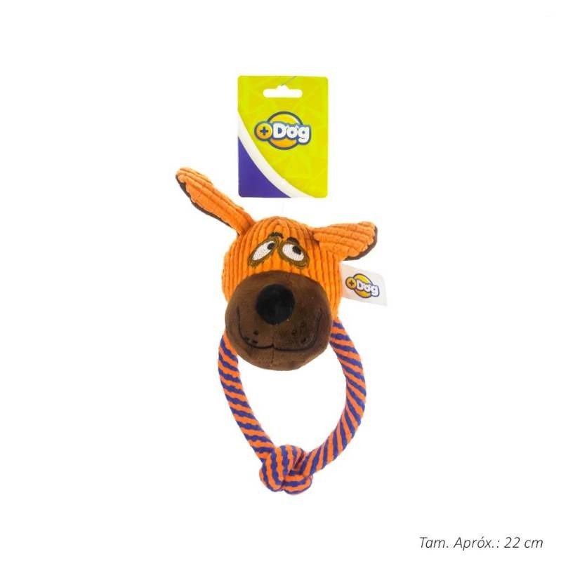 BRINQ PELUCIA C/CORDA CACHORRO