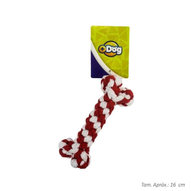BRINQ CORDA OSSO SORT 16CM
