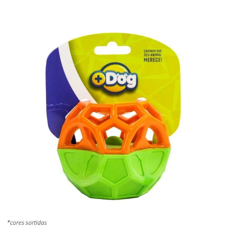 BRINQ TPR BOLA TRIDIMENSIONAL 8,8CM