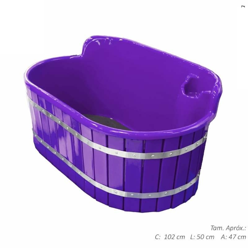 BANHEIRA OFURO COLORS OMEGA LILAS