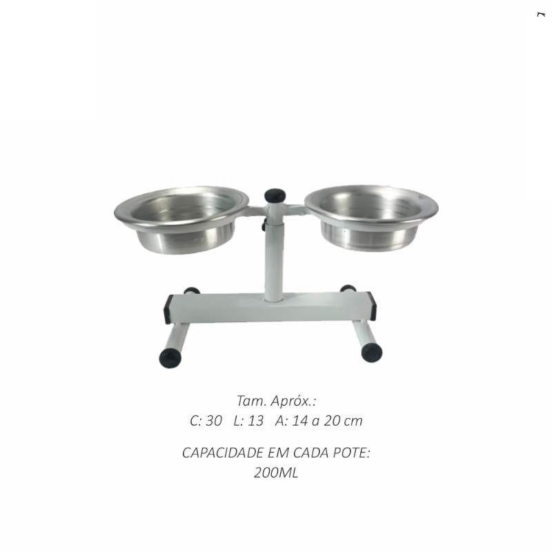 Comed Alum Duplo C/Suporte Ajust