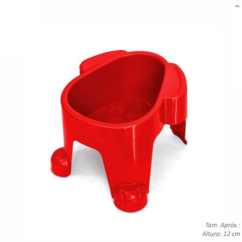 COMED PLAST CAES ALTO 300ML VERM