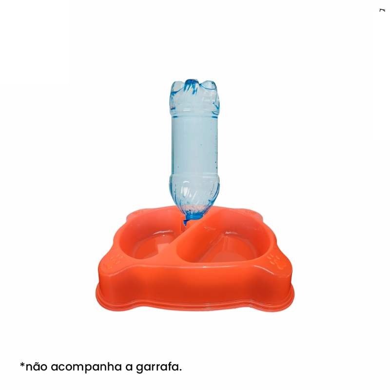 COMED DUPLO GARRAFA NEON 500ML LARANJA