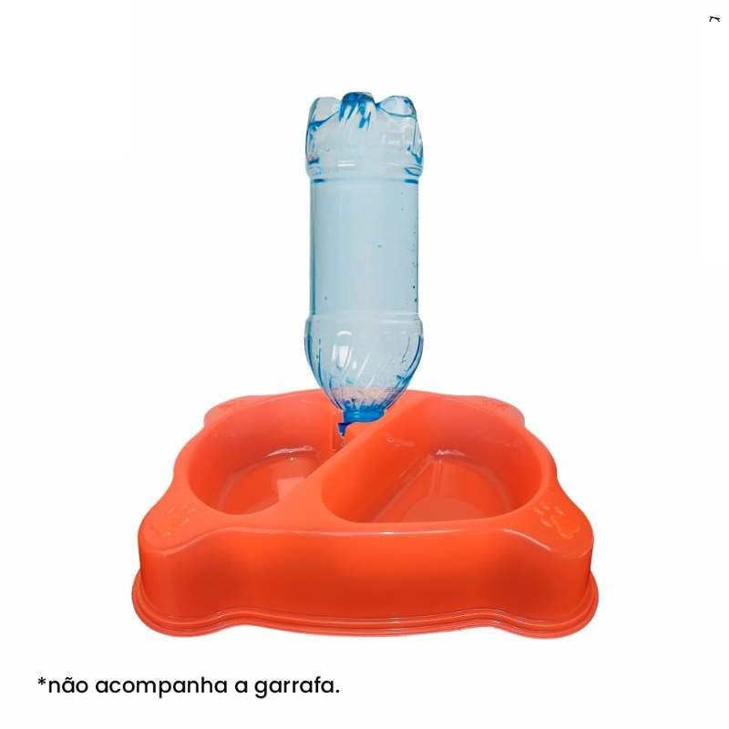 COMED DUPLO GARRAFA NEON 1200ML LARANJA