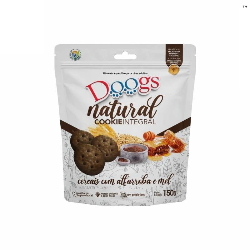 BISCOITO COOKIE INTEGRAL C/CEREAIS 150GR
