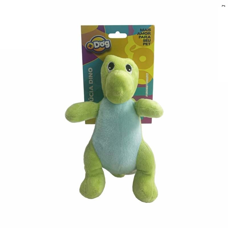 BRINQ PELUCIA DINO 20CM VERDE