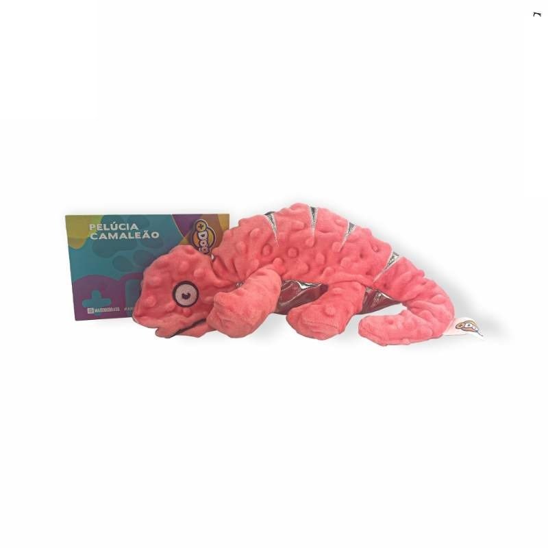 BRINQ PELUCIA CAMALEAO 32CM