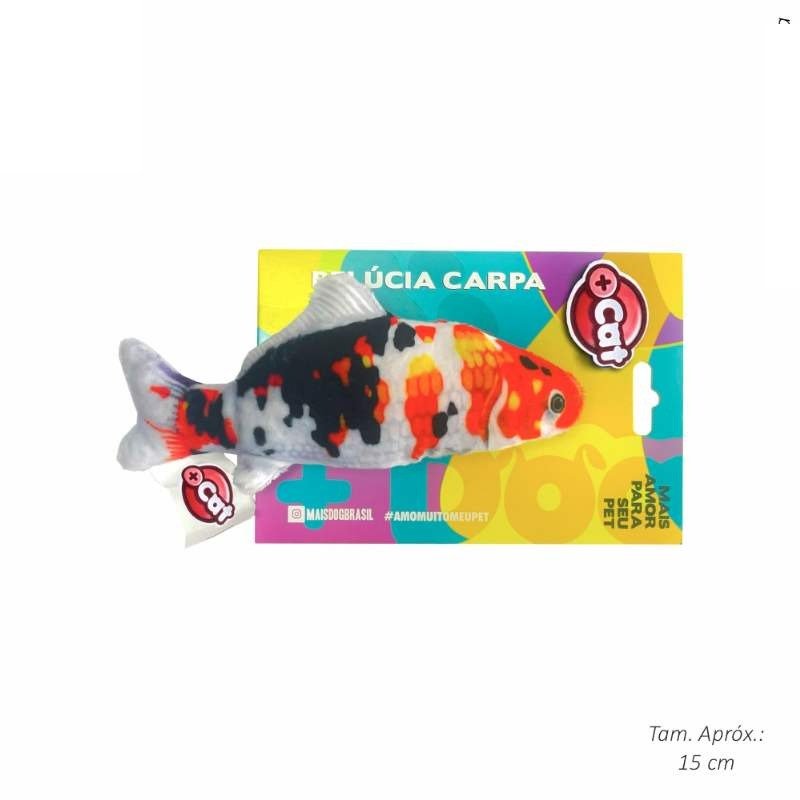BRINQ PELUCIA CARPA 15CM
