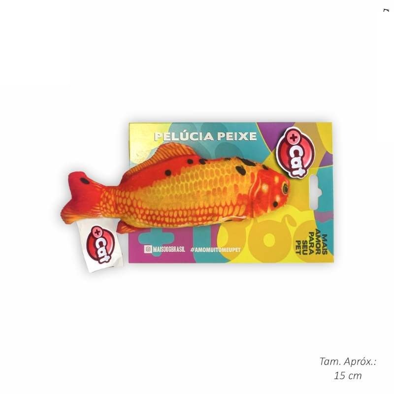 BRINQ PELUCIA PEIXE 15CM