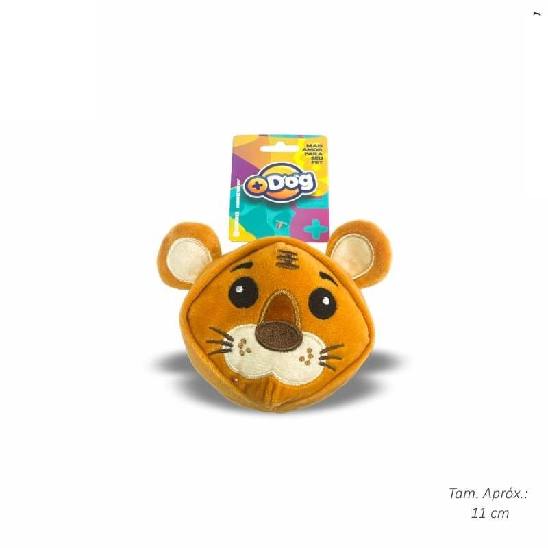 BRINQ PELUCIA CARA LEAO 11CM
