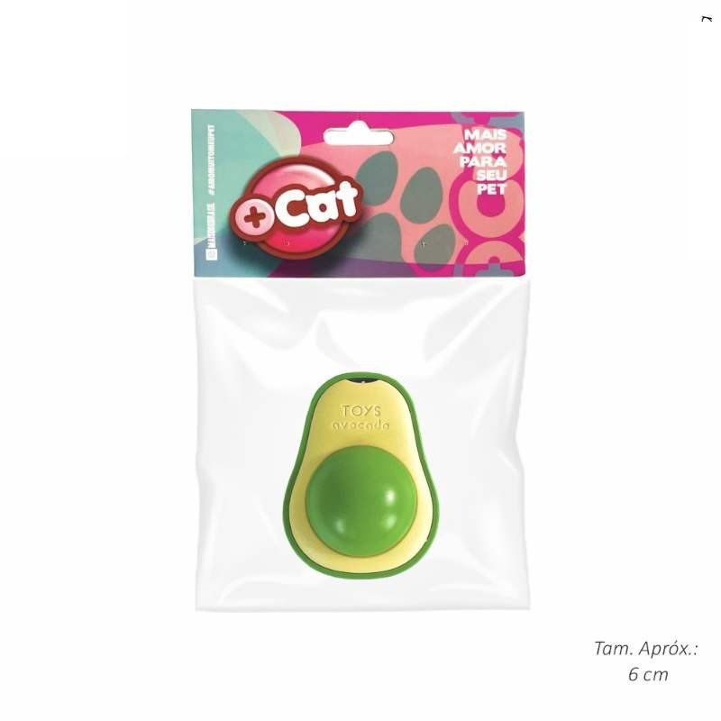 BRINQ GATO ABACATE COM CATNIP