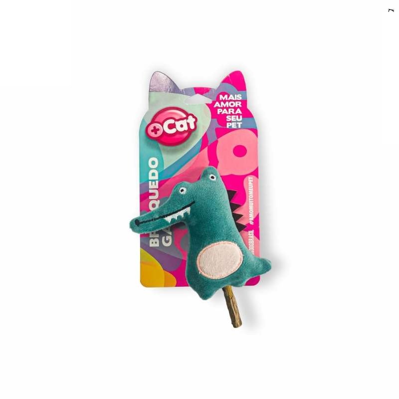BRINQ GATO PELUCIA JACARE C/MATATABI