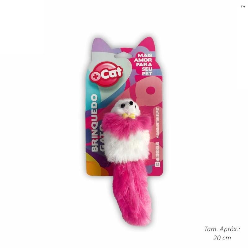 BRINQ GATO CHIQUE 20CM
