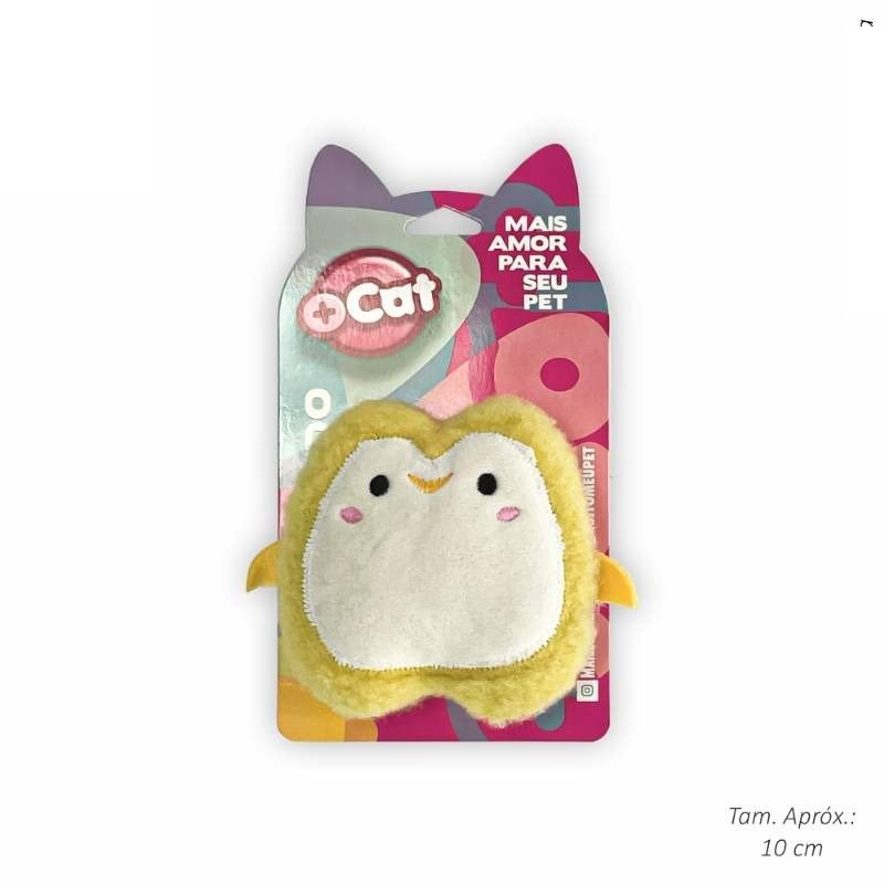 Brinq Gato Pelucia Felpuda