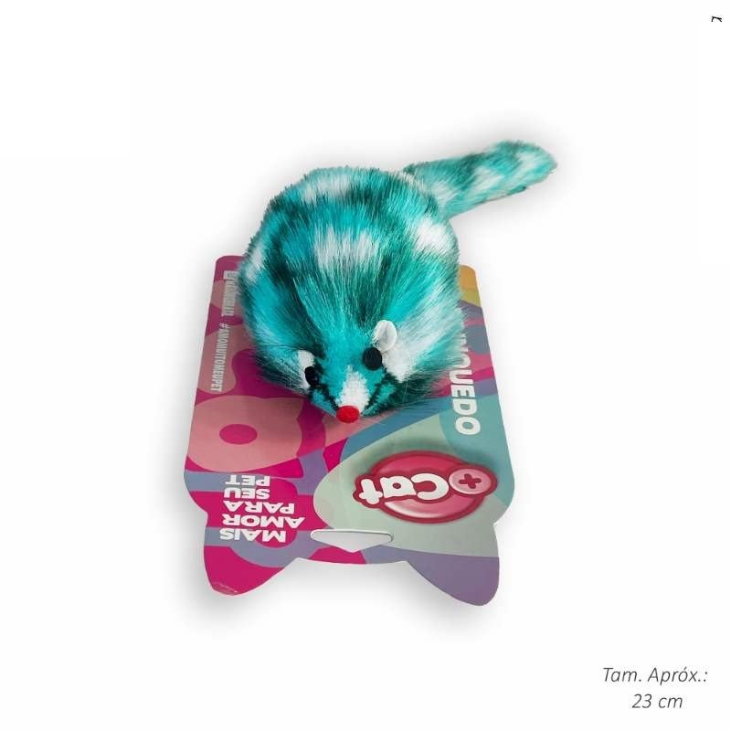 BRINQ GATO RATO GIGANTE 23CM