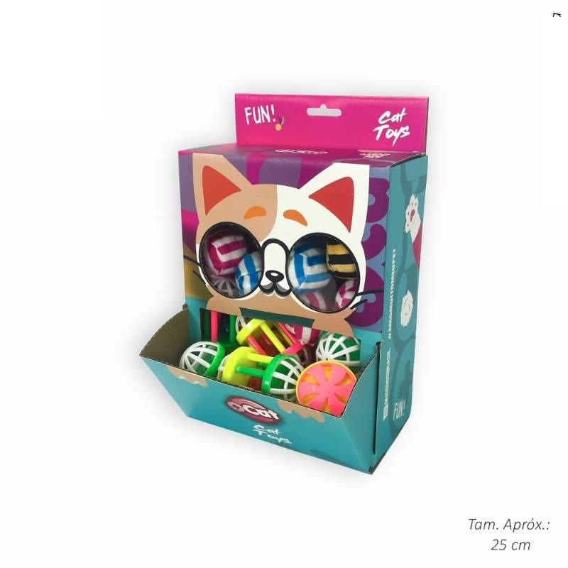 BRINQ GATO DISPLAY BRINCALHAO C/30 PECAS