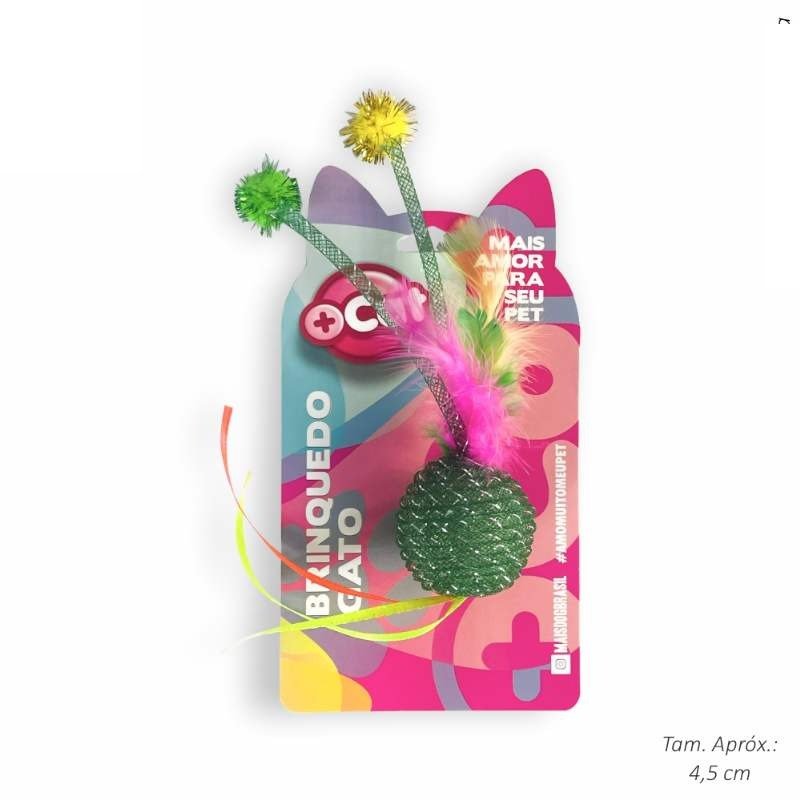 BRINQ GATO BOLA ANTENA