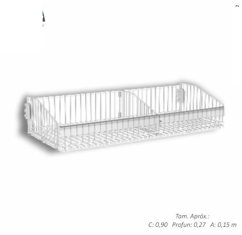 CESTO P/GONDOLA 0,90X27